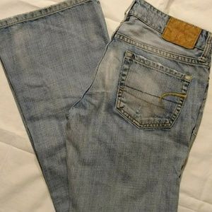 Womens AMERICAN EAGLE  Hipster Jeans size 6 Long
